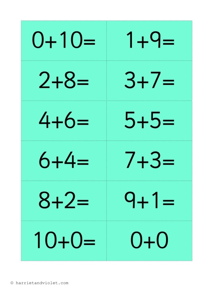 Addition Calculations 0-20 Activity - Free Teaching Resources - Print